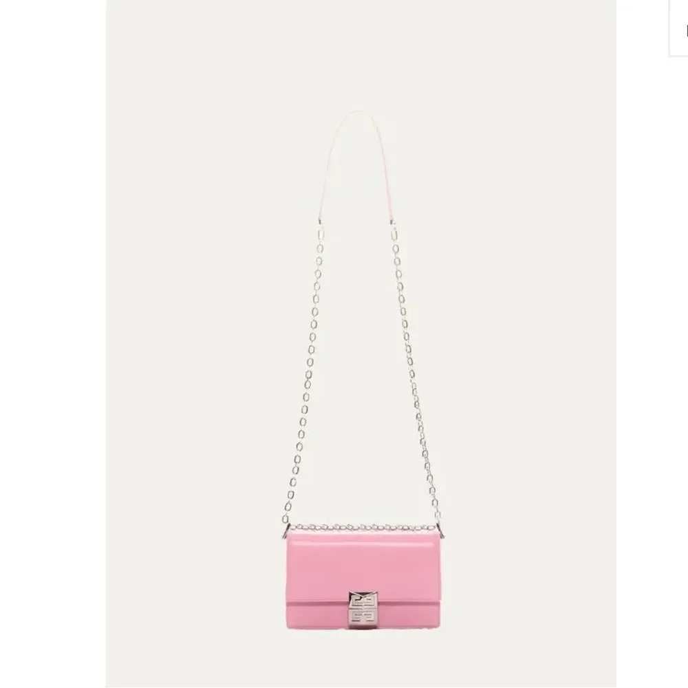 NEW 1860.00 GIVENCHY  4g Small Crossbody Leather - Baby Pink NO BOX DUSTBAG
